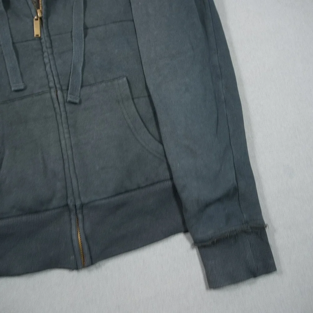 Y2K Billabong Satin Lined Damask Women Zip Up Hoodie S Skater Surfwear Faded